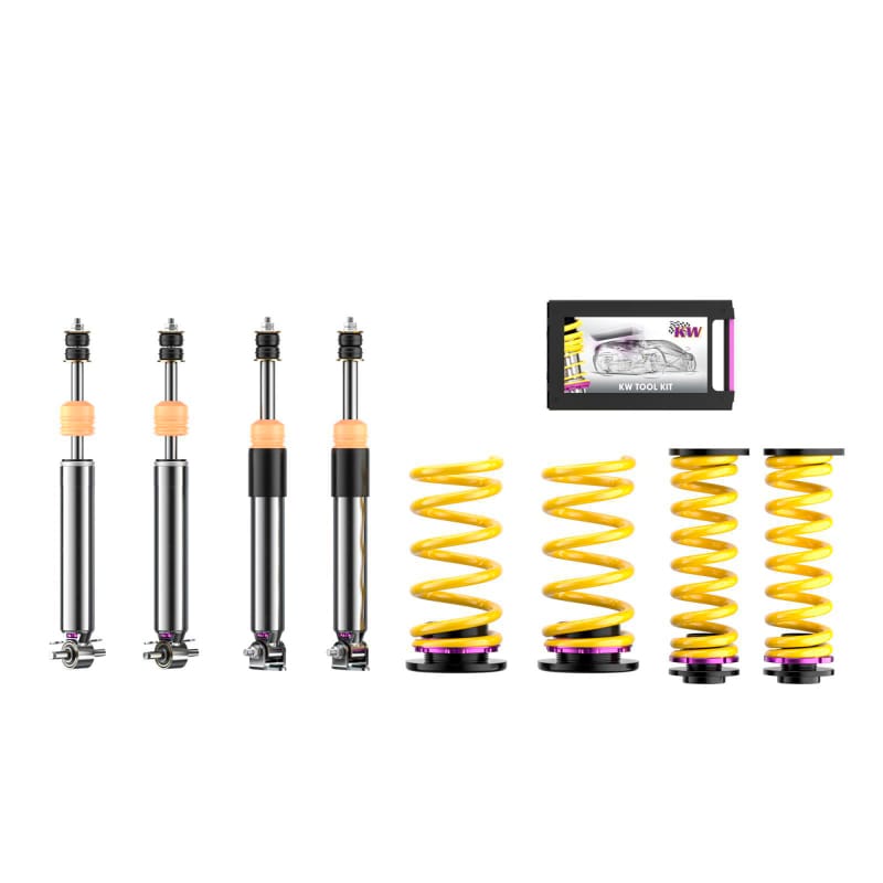 KW — Height Adjustable Coilovers with Independent Compression and Rebound Technology
KW COILOVER KIT V3 - 352250AL