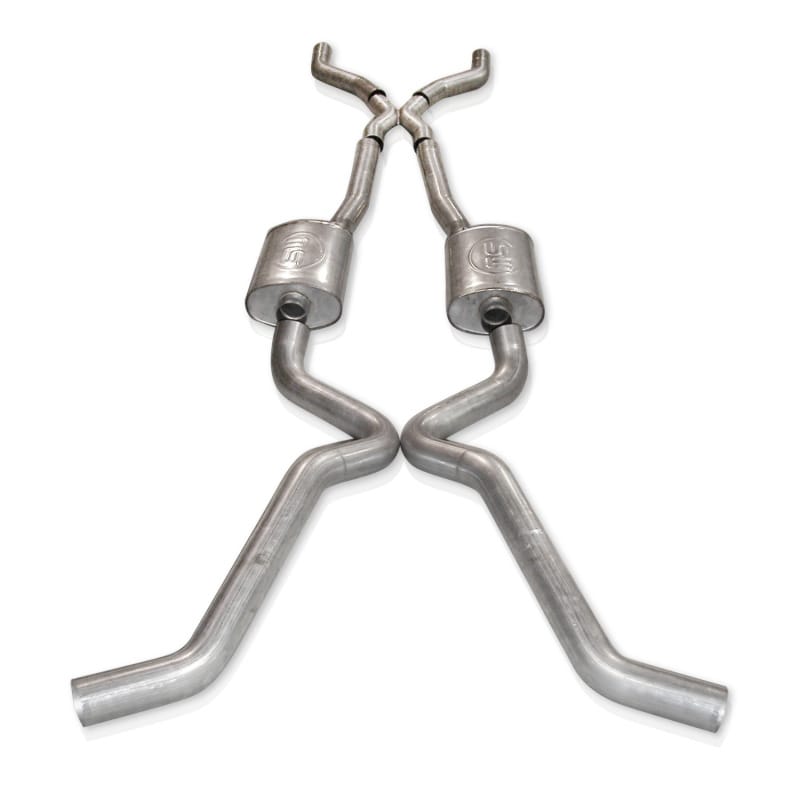 Stainless Works — Stainless Works LS1 Catback Dual Turbo Chambered Mufflers Performance Connect