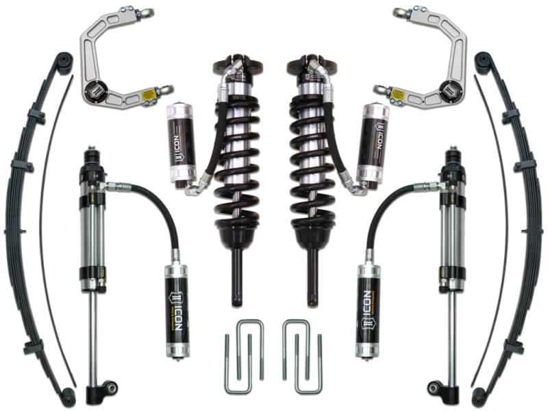 ICON — 05-15 TACOMA 0-3.5"/ 16-UP 0-2.75" STAGE 10 SUSPENSION SYSTEM W BILLET UCA
05-15 TACOMA 0-3.5"/16-23 0-2.75" STAGE 10 SUSPENSION SYSTEM W BILLET UCA
