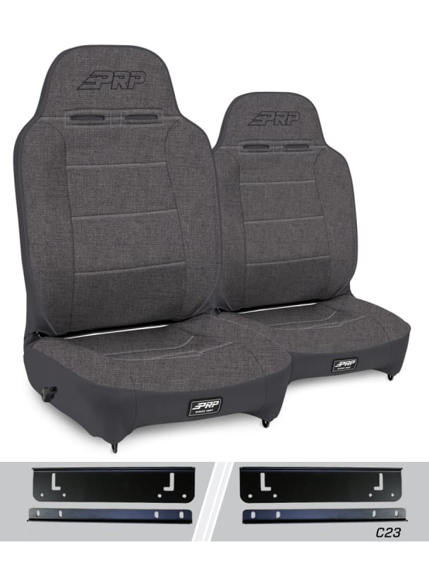 PRP Seats — Enduro High Back Reclining Suspension Seats Kit for 97-02 Jeep Wrangler TJ (Pair