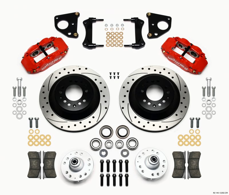 Wilwood — KIT,FRONT,CDP,B&E,BODY,62-72,FNSL6R 12.88 1PC ROTOR,SRP,RED