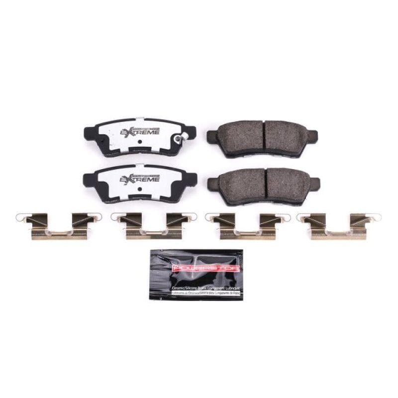 PowerStop — PowerStop - Z36 Truck and SUV Carbon-Fiber Ceramic Brake Pads with Hardware Kit
