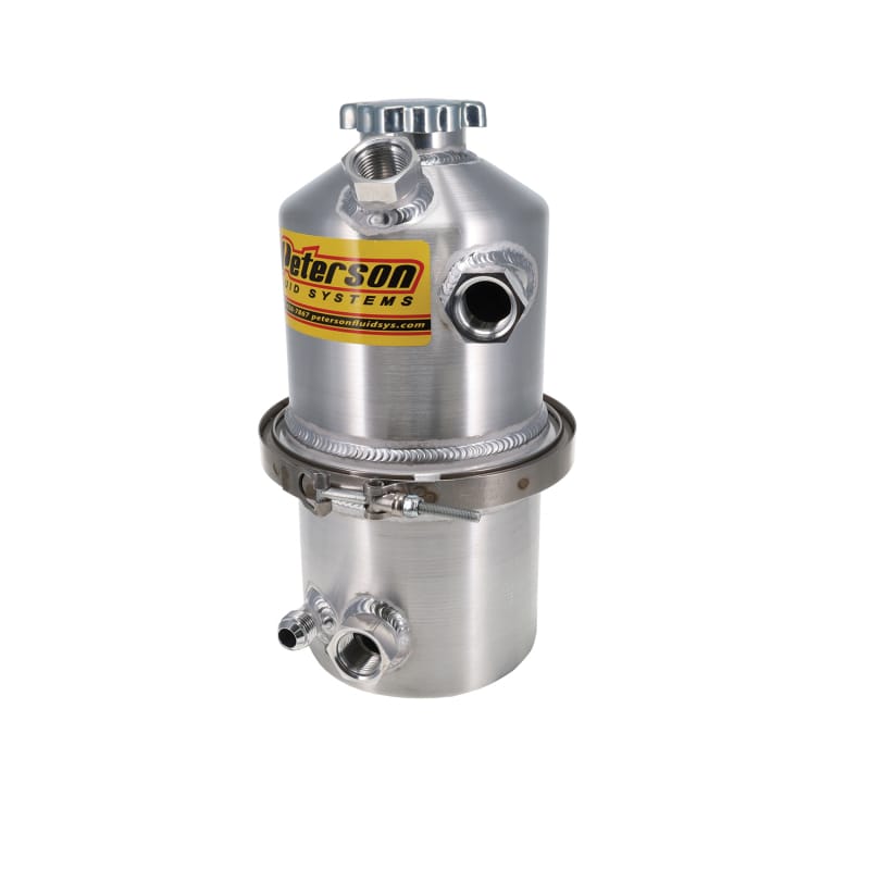 Peterson Fluid Systems — 1.5 GALLON OIL TANK- SINGLE SCAVENGE RETURN