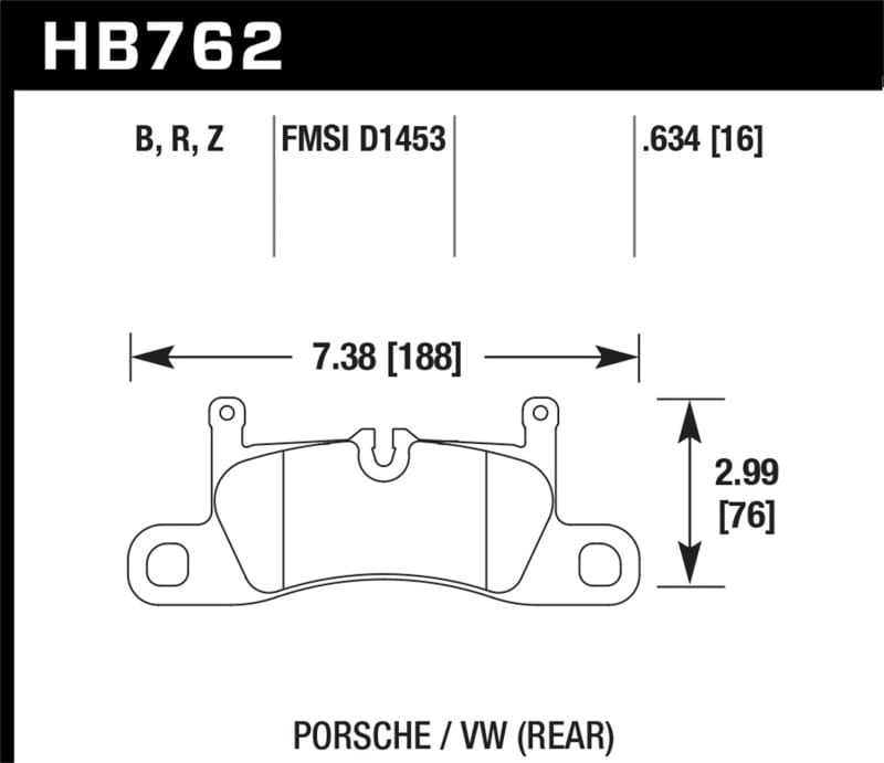 Hawk Performance — Performance Ceramic Disc Brake Pad