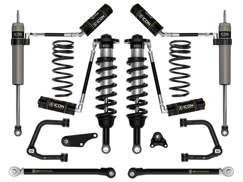 ICON — 24-25 TACOMA 1.25-3" STAGE 7 SUSPENSION SYSTEM TUBULAR WITH TRIPLE RATE SPRING