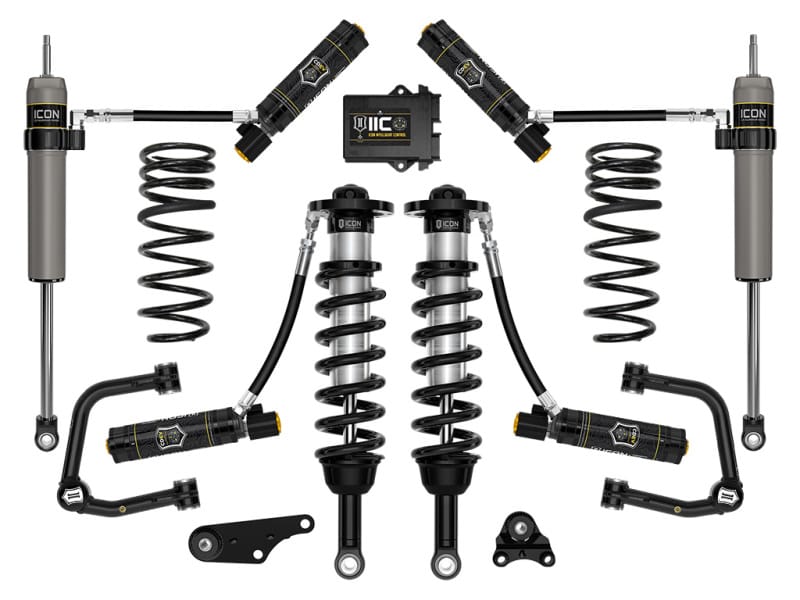 ICON — 24-25 TACOMA 1.25-3" STAGE 6 SUSPENSION SYSTEM TUBULAR WITH TRIPLE RATE SPRING