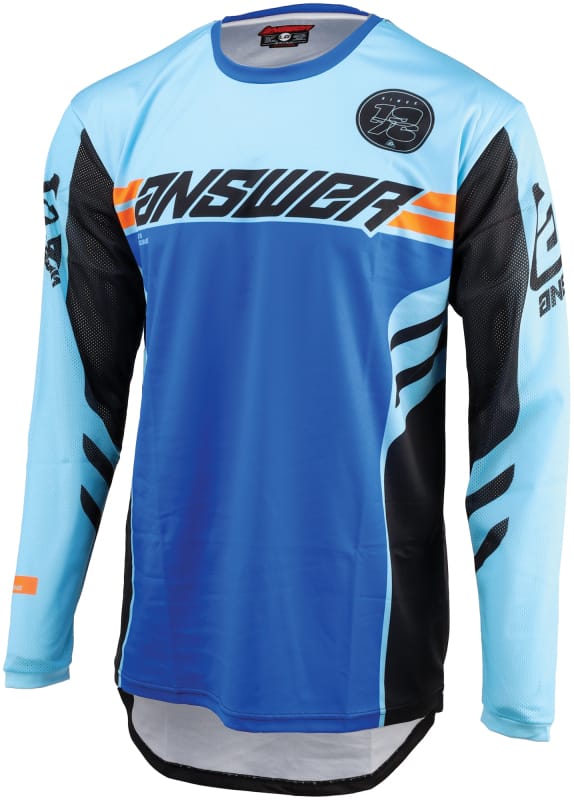 Answer — Answer 25 Arkon Nitrus Jersey Blue/Black/Hyper Orange Youth - Medium