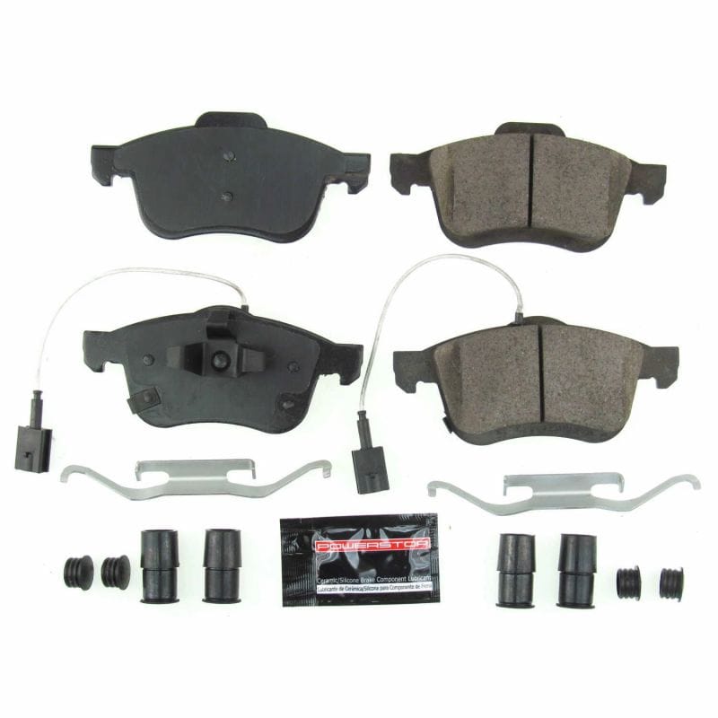 PowerStop — PowerStop - Z23 Daily Driver Carbon-Fiber Ceramic Brake Pads with Hardware Kit
