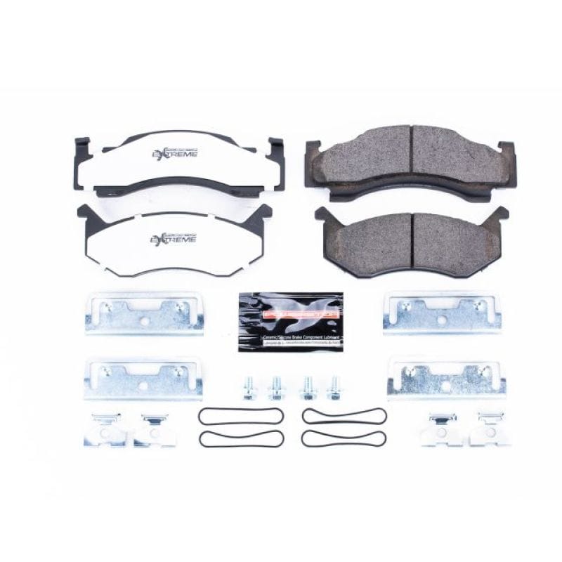 PowerStop — PowerStop - Z36 Truck and SUV Carbon-Fiber Ceramic Brake Pads with Hardware Kit