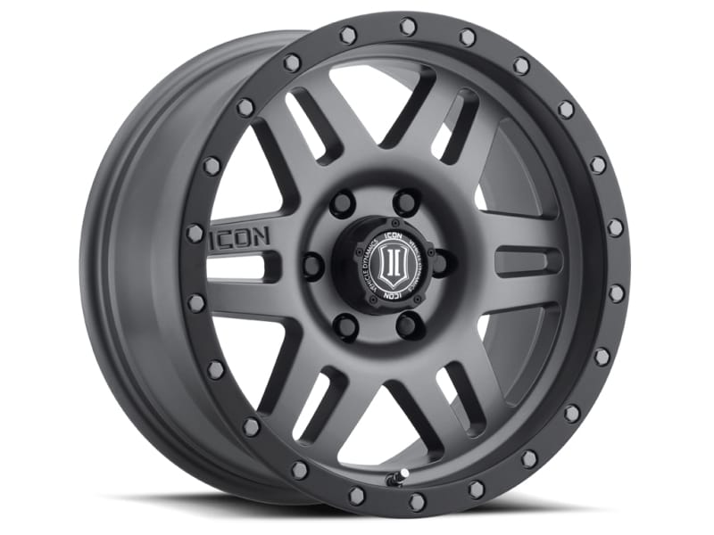 ICON — ICON ALLOYS SIX SPEED TITANIUM - 17 X 8.5 / 6 X 5.5 / 0MM / 4.75" BS