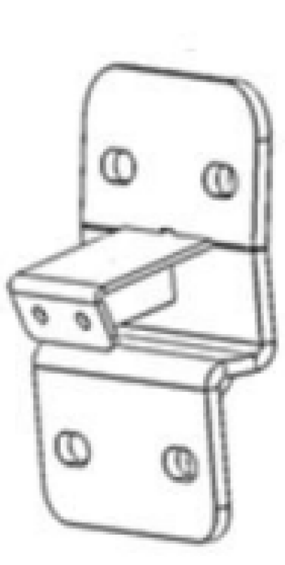 Go Rhino — Dominator Xtreme D1 D2 D6 DSS DT Side Steps - MOUNTING BRACKETS ONLY