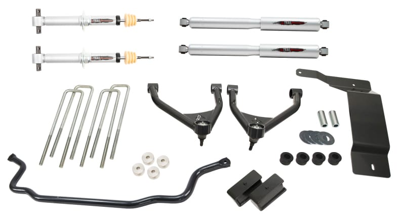 Belltech — 4 INCH LIFT KIT | FRONT AND REAR TRAIL PERFORMANCE STRUTS/SHOCKS - 150207TPS
4" Lift Kit Inc. Front and Rear Trail Performance Struts/Shocks
