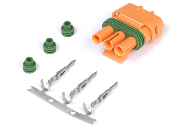Haltech — Plug and Pins Only - Delphi 3 pin GM Style MAP Sensor Orange