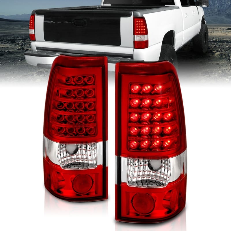 ANZO — ANZO 1999-2007 Chevrolet Silverado 1500 LED Taillights Red/Clear
TailLightSet