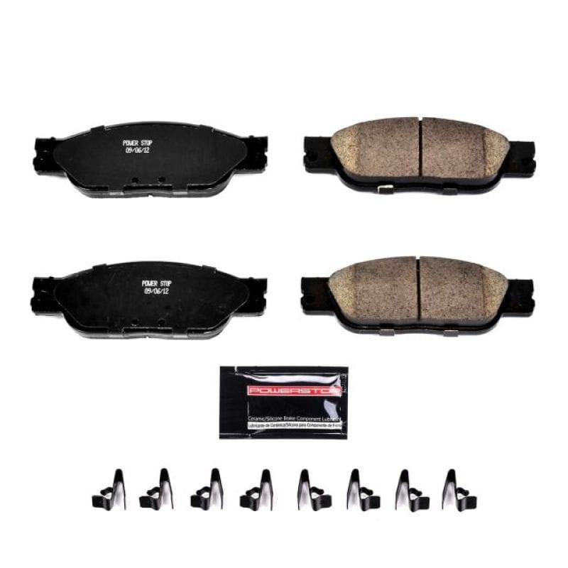 PowerStop — PowerStop - Z23 Daily Driver Carbon-Fiber Ceramic Brake Pads with Hardware Kit