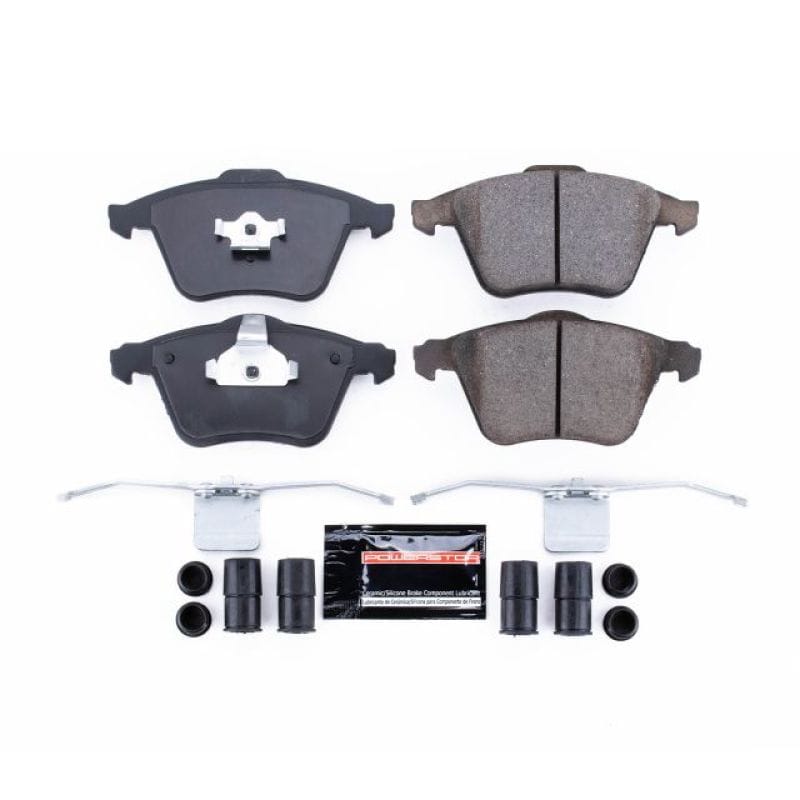 PowerStop — PowerStop - Z23 Daily Driver Carbon-Fiber Ceramic Brake Pads with Hardware Kit