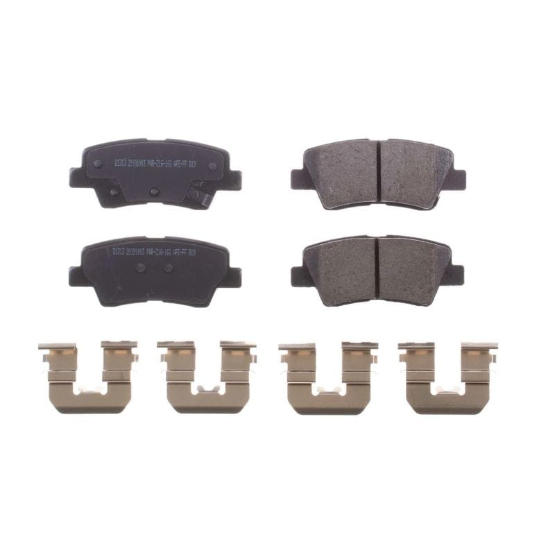 PowerStop — PowerStop - Z17 Low-Dust Ceramic Brake Pads with Hardware