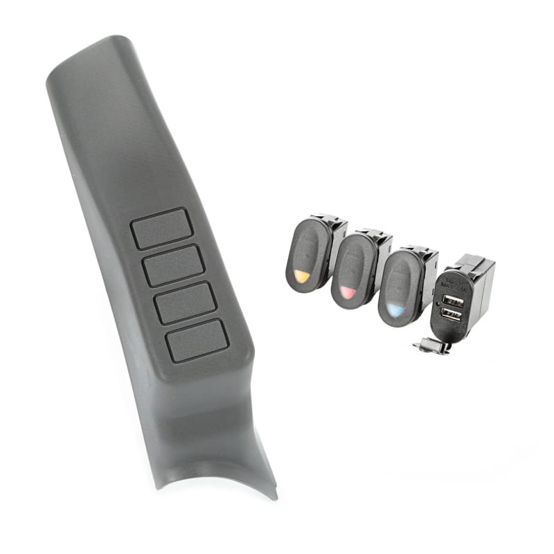 Rugged Ridge — A Pillar Switch Pod Kit
SWITCHES/KNOBS-OMIX