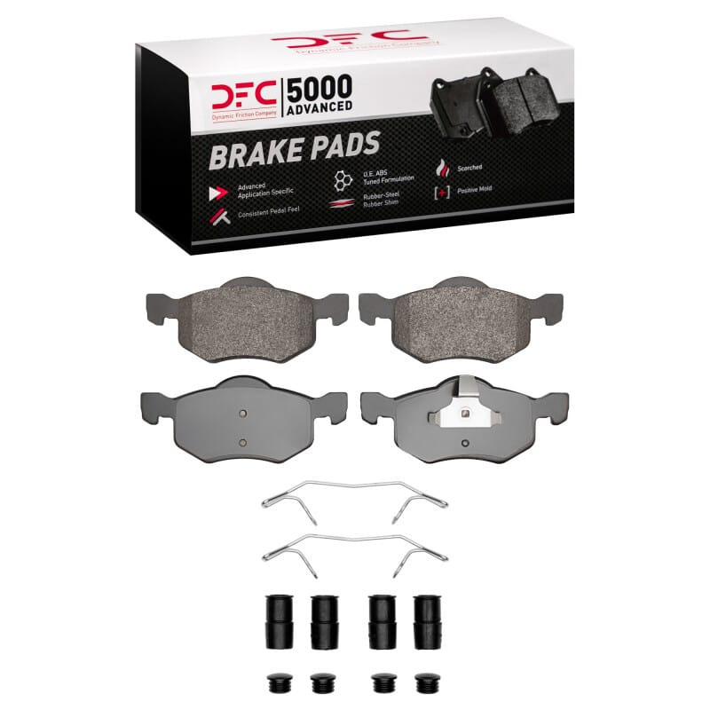 DFC — DFC 5000 Advanced Pads - Semi-Metallic and Hardware Kit