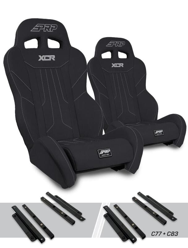 PRP Seats — XCR Suspension Seats Kit for Polaris General, RZR S 900, 900 Trail, Trail, XP 10
