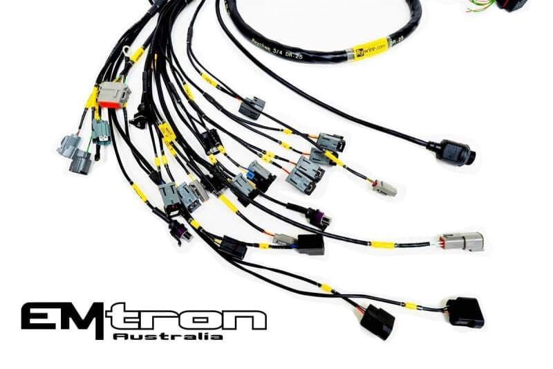 Rywire — Rywire Honda B-Series NA w/Emtron KV8+ Eng Harn (4 Inj No EMAP/Boost/ Adapter Req / Drop Ship Only)