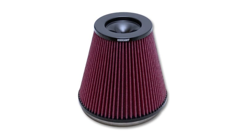 Vibrant — CLASSIC Perf. Air Filter (7" Inlet ID, 7" Height)- Bellmouth Velocity Stacks
THE CLASSIC Performance Air Filter, 7" Inlet I.D. x 7" Filter Height
The Classic Performance Air Filter