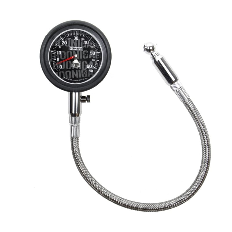 AutoMeter — GAUGE, TIRE PRESSURE, 0-60PSI, HOONIGAN, ANALOG