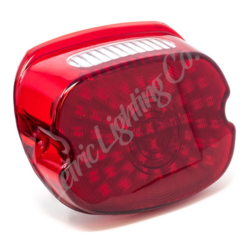 Letric Lighting — 99-21 H-D Models with Square Back Taillight, Red, optional Integrated Turn Signal