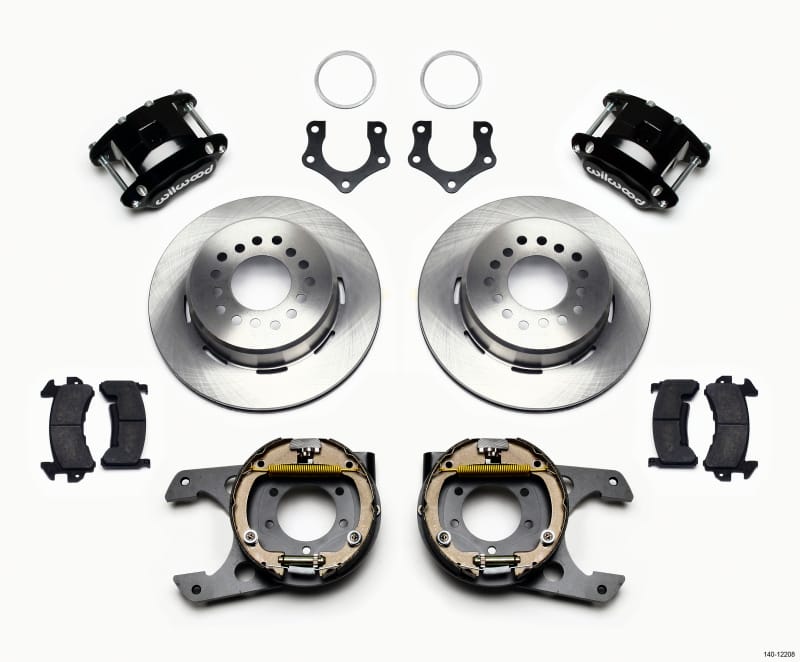 Wilwood — KIT,REAR,DISC/DRUM,MOPAR/DANA,2.50 OFF GREEN,D154,1PC ROTOR