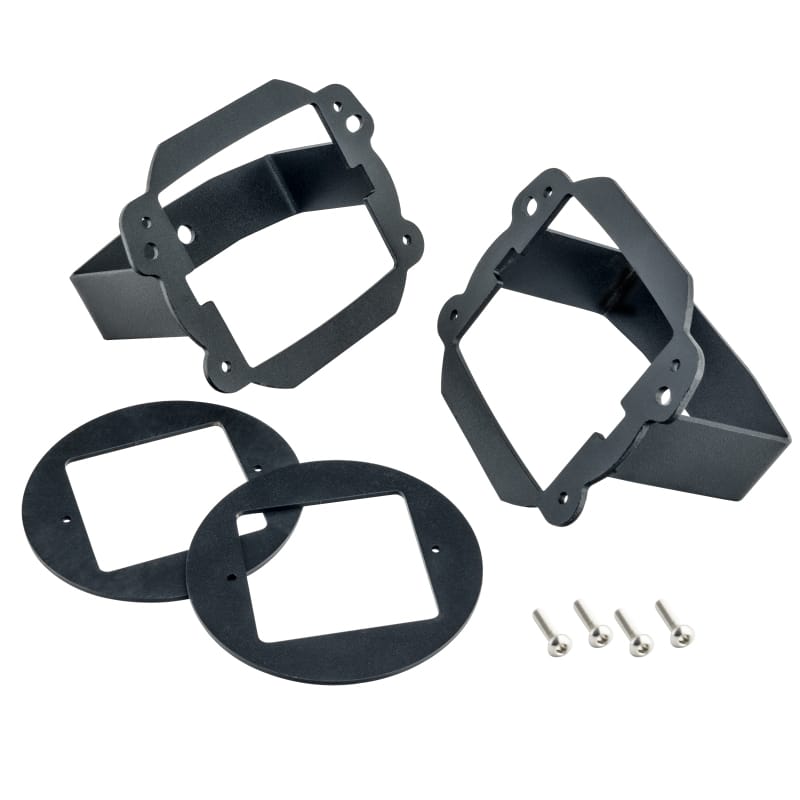 ORACLE Lighting — Fog Light to Cube Light Conversion Mount Brackets w/ Bezel, Pair