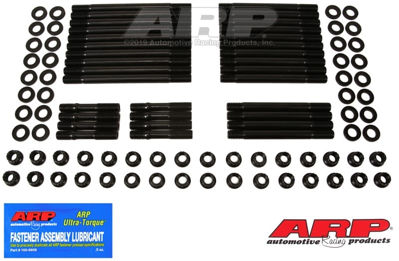 ARP — ARP Chevy Big Block MKIV w/ Merlin Heads 10 long Exhaust Stud Undercut 12pt Head Stud Kit