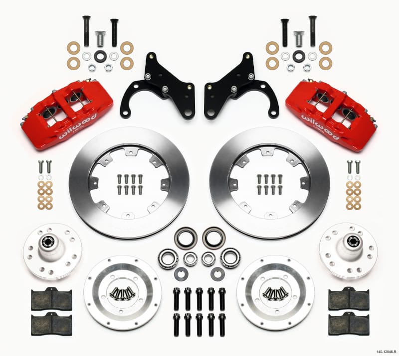 Wilwood — KIT,FRONT,IMPALA DRUM 69-70/DISC 68-70/ VETTE 69-82,DP6,12.19x1.10 ROTOR,RED
