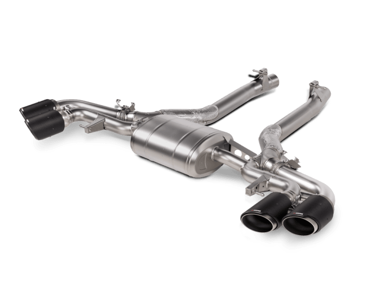 Akrapovic — Akrapovic Slip-On Line Titanium Exhaust System - (w/ CF Tips)