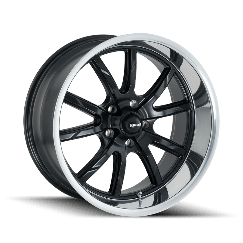 Ridler Wheels — 650 (650) MATTE BLACK POLISHED
