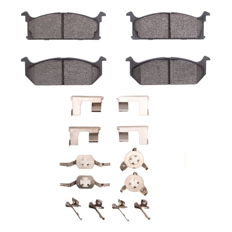 DFC — DFC 5000 Advanced Pads - Semi-Metallic and Hardware Kit