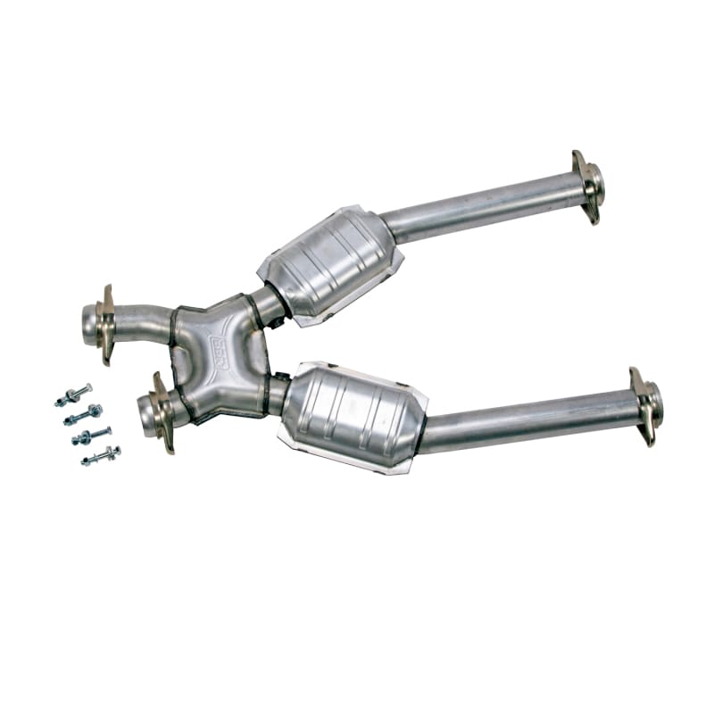 BBK — 1996-2004 MUSTANG GT 2-1/2 SHORT MID X PIPE W/CONVERTERS
High-Flow Short Mid X-Pipe Assembly