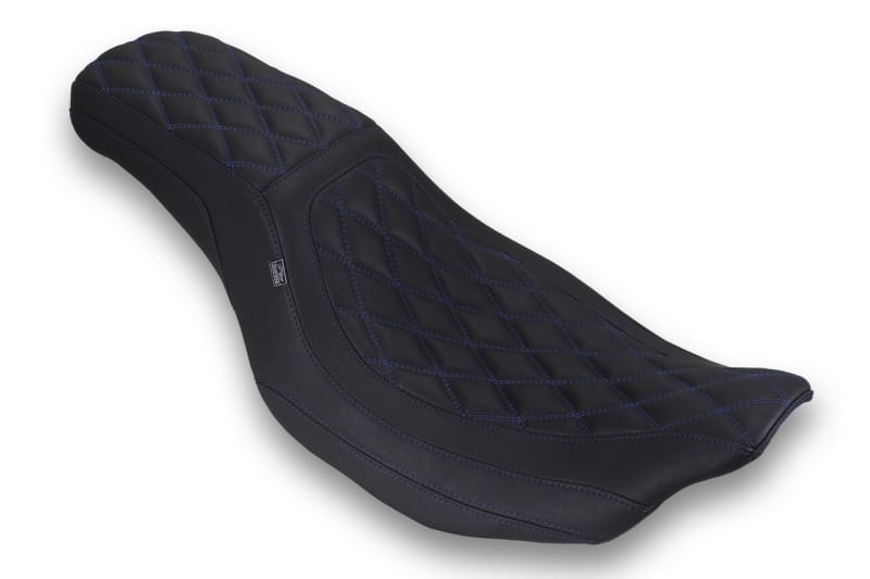 Mustang Motorcycle — Mustang 23-25 HD Dble Diamond Low Squareback CVO Road Glide (ST), Rd Glide and Str Glide Black/SB