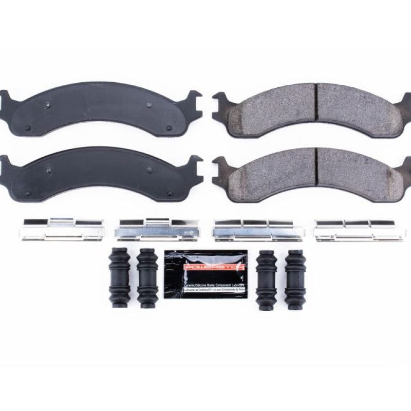 PowerStop — PowerStop - Z23 Daily Driver Carbon-Fiber Ceramic Brake Pads with Hardware Kit