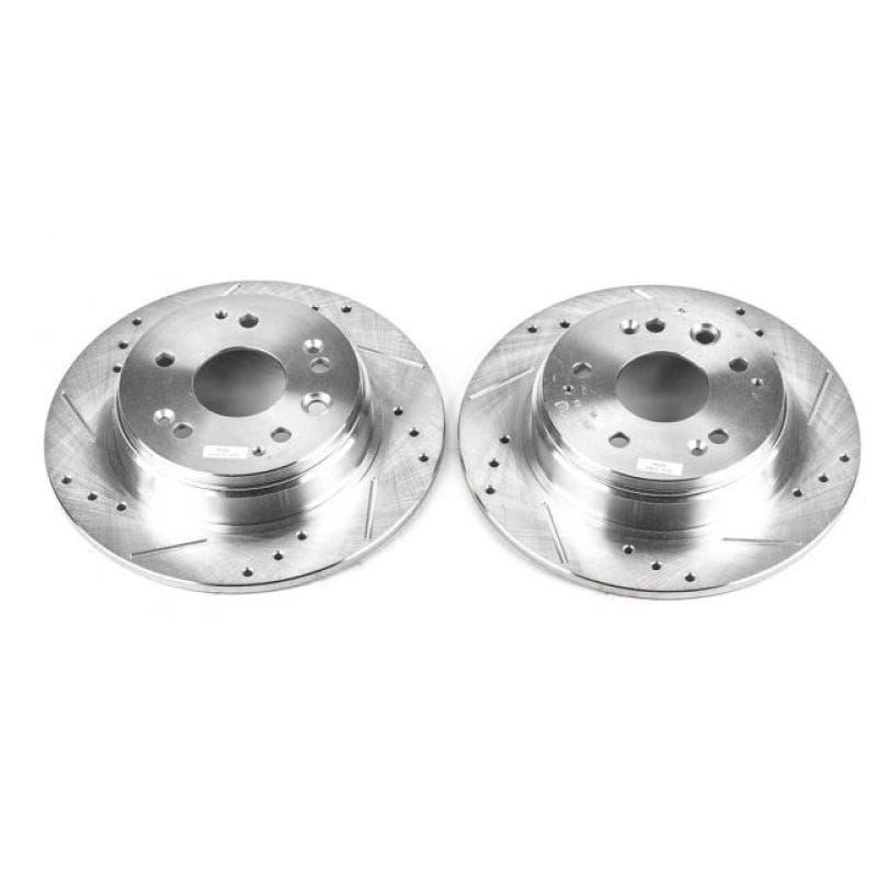 PowerStop — PowerStop Evolution Performance Drilled, Slotted & Plated Brake Rotor Pair