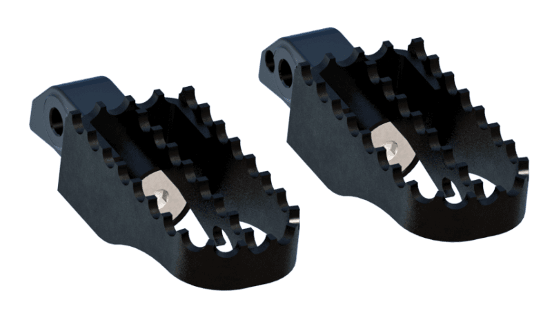 Burly Brand — Burly Brand Pegs Passenger MX Black