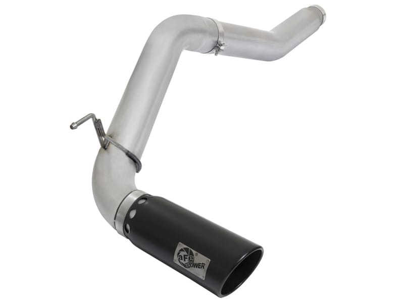 aFe — ATLAS 5 IN Aluminized Steel DPF-Back Exhaust System w/Black Tip