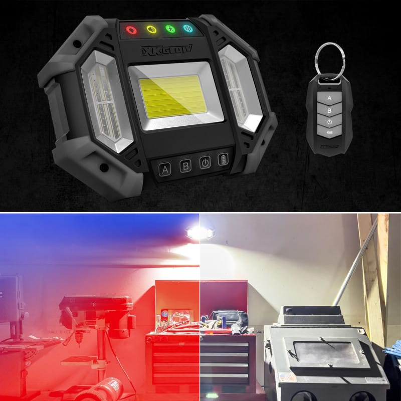XKGLOW — XK Glow Xdefender 7 Mode LED Work Security Light w/ Remote