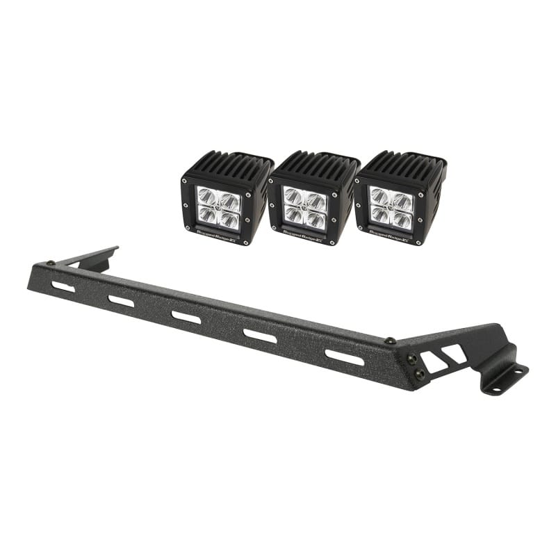 Rugged Ridge — Rugged Ridge 07-18 Jeep Wrangler JK Black 3 Sqaure LED Hood Mounted Light Bar Kit
OFFROAD_LIGHTING
LED Light Bar