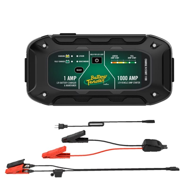 Battery Tender — Battery Tender Charge N Start 1100 1A Battery Charger & 1000A Jump Starter