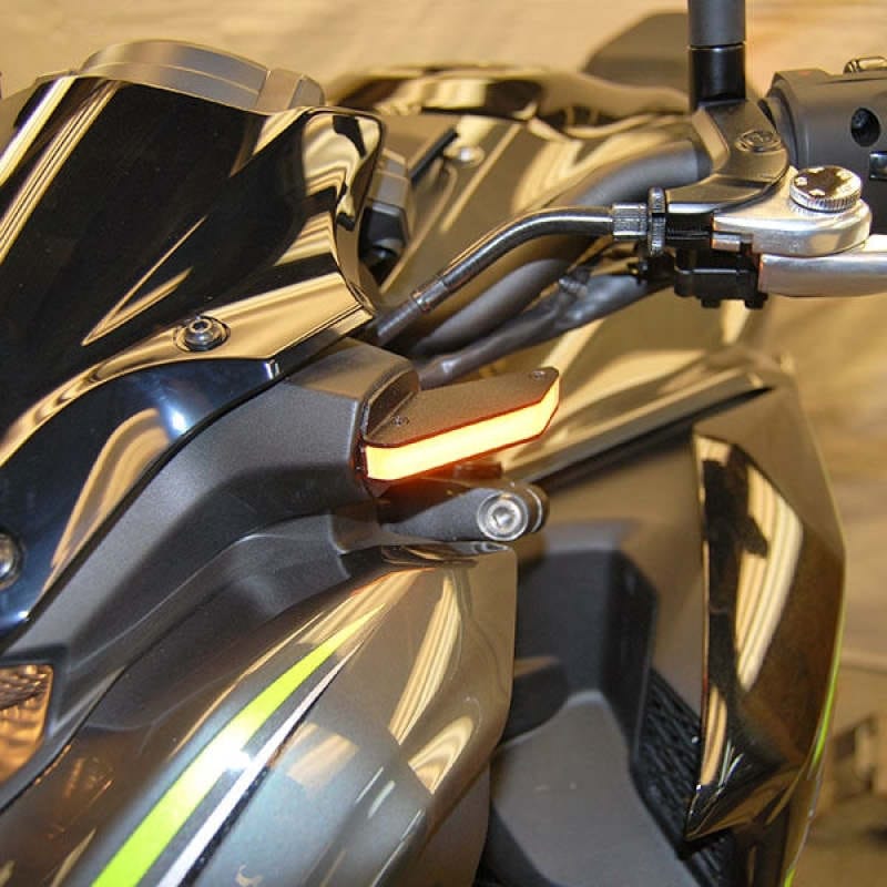 New Rage Cycles — New Rage Cycles 17-19 Kawasaki Z900 Front Turn Signals w/Load EQ