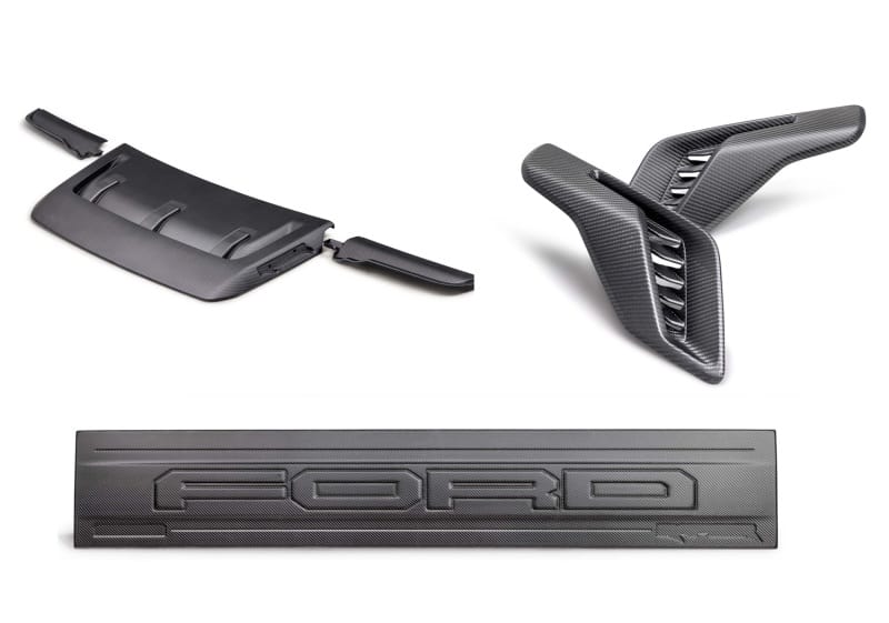 Ford Racing — 2021-2025 F-150 Raptor CF Appearance Kit-Matte
Carbon Fiber Appearence Kit