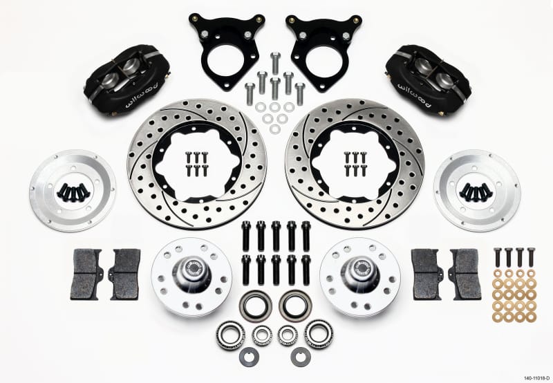 Wilwood — KIT,FRONT,MUSTANG,87-93,FDLI,11.00 SRP,BLACK POWDER COAT