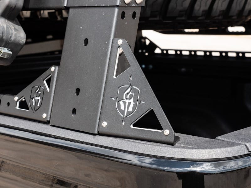 Road Armor — Road Armor 05-19 Toyota Tacoma TRECK Drill-Less Rack Base Mounting Bracket Kit - Tex Blk