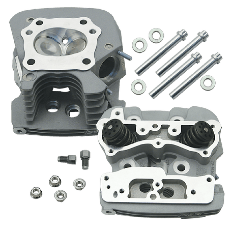 S&S Cycle — S&S Cycle 1999+ Super Stock 79cc Cylinder Head Kit - Silver
