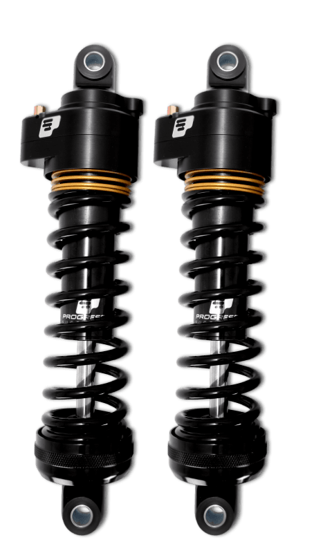Progressive — Progressive Harley Ultra Touring-QPS 944 Series Shocks, 13in, 12in Ride Height Heavy Duty - Black /